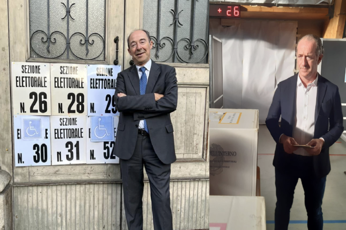 Zanettin e Zaia al voto Zanettin e Zaia al voto