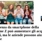 La dipendenza da smartphone della Generazione Z può aumentare gli acquisti compulsivi, ma le aziende possono aiutarla a liberarsene