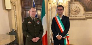 A Palazzo Trissino il primo incontro tra il sindaco Rucco e il generale Todd R. Wasmund Todd R. Wasmund