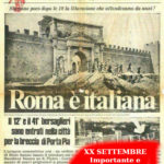 XX SETTEMBRE. Importante e determinante