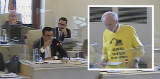 Rucco a Rolando su invito a mantenere le mascherine: “Non c’è obbligo, ognuno scelga. Lei ad esempio non la indossa…” rucco rolando mascherine consiglio comunale vicenza