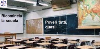 Ricomincia la scuola. Poveri tutti, quasi