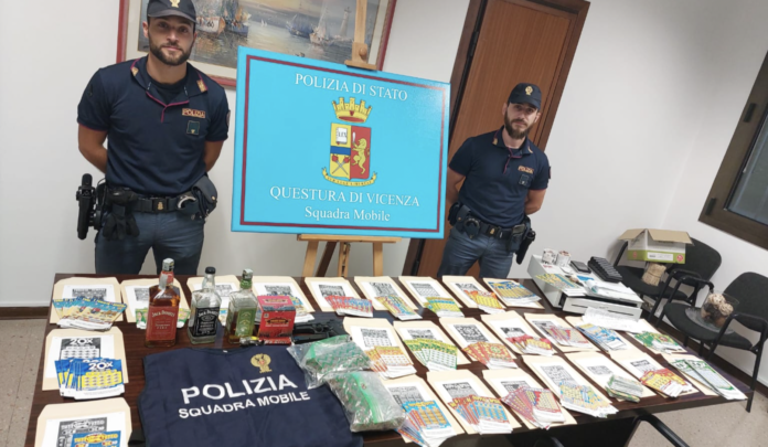 cubano in carcere polizia vicenza spaccata bar