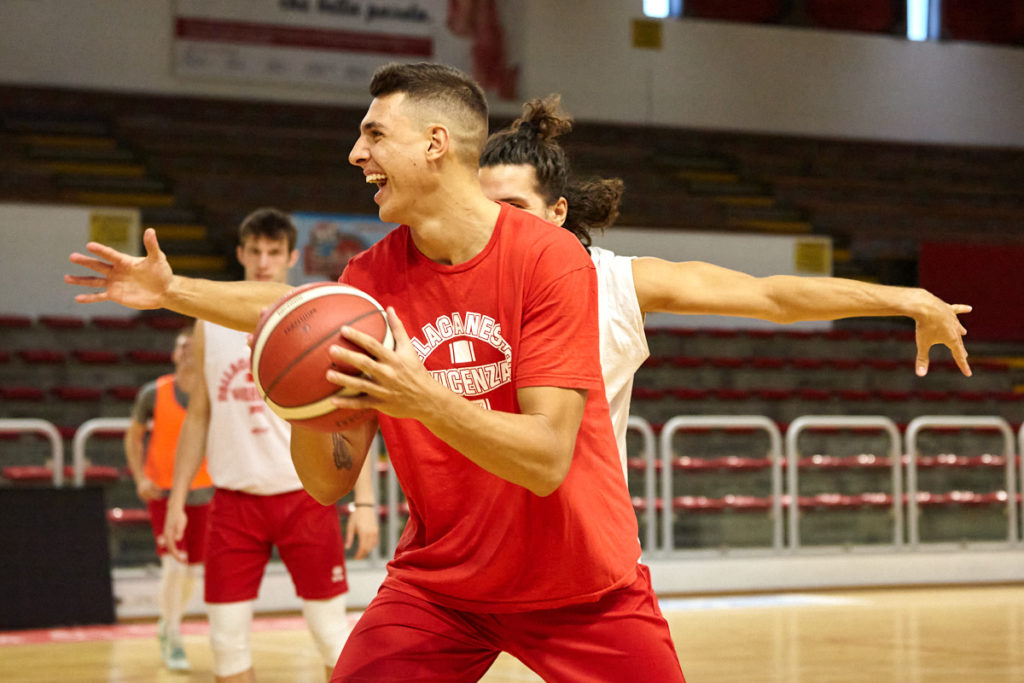 Civitus Allianz Vicenza, un allenamento