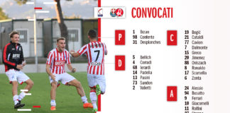 L’elenco dei 26 giocatori biancorossi convocati per Novara-LR Vicenza Convocati NOVARA-LR Vicenza
