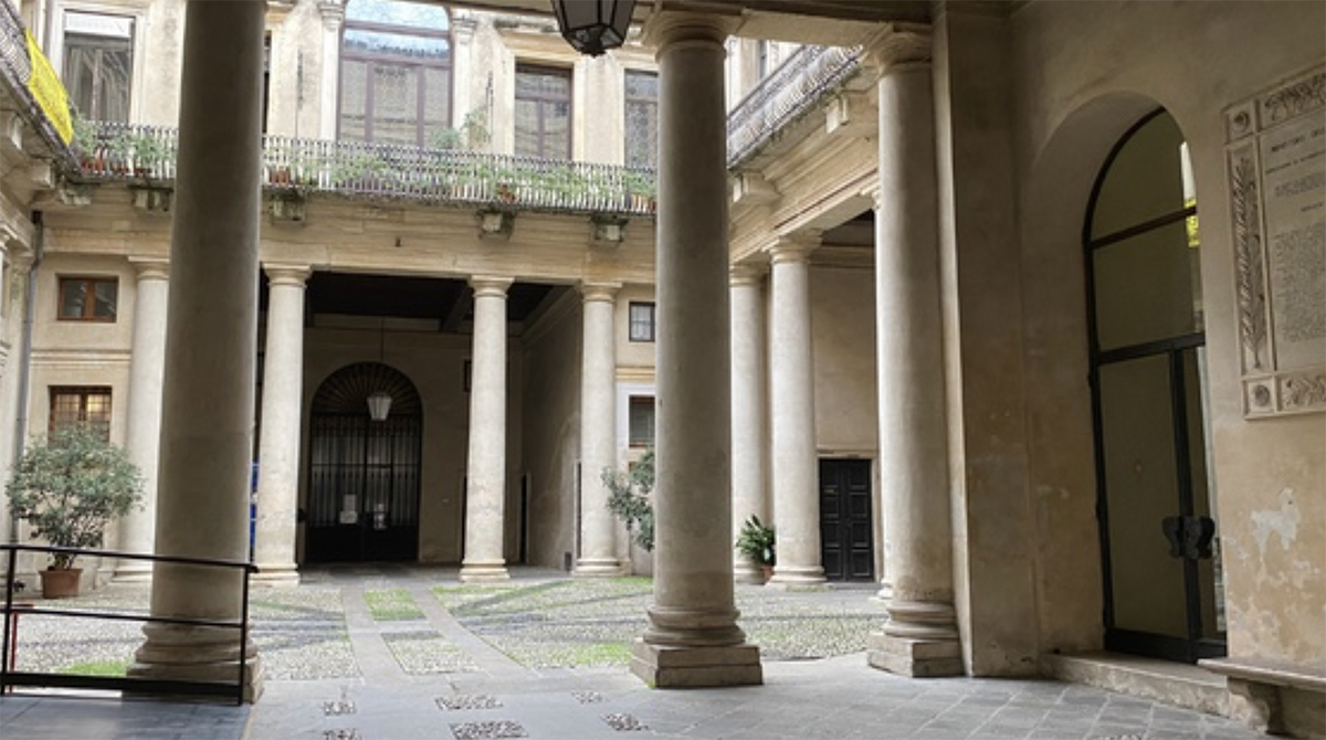 Coritle di Palazzo Trissino di Vicenza la contadina