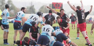 Serie A: i Rangers Vicenza superano Valsugana all’ultimo secondo 42-38 con ben 6 mete per parte Rangers Rugby Vicenza (foto Alex Zonta Sport Vicentino)