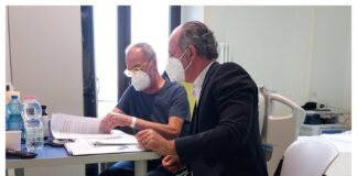 Zaia dopo incontro con Calderoli a Padova per controllo medico: “Col ministro in settimana incontro sull’autonomia” Roberto Calderoli incontra Zaia allo IOV di Padova (foto Corriere del Veneto)