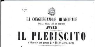 Annessione delle regioni ucraine alla Russia … E il Veneto come fu annesso all’Italia nel 1866? Treviso, manifesto per il plebiscito annessione al Regno d'Italia