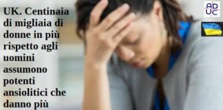 Aduc, in UK ansiolitici che danno dipendenza a centinaia di migliaia di donne in più rispetto agli uomini