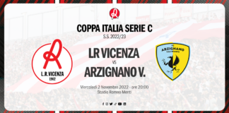 Lr Vicenza – Arzignano: info prevendita 2° turno Coppa Italia lr vicenza arzignano