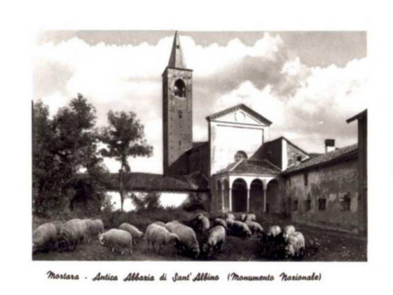 sant'albino mortara cartolina