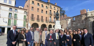 Il monumento a Fedele Lampertico restituito alla città di Vicenza vicenza monumento fedele lampertico