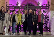 Vicenza e prevenzione, la loggia del Capitaniato si tinge di rosa vicenza prevenzione rosa copia