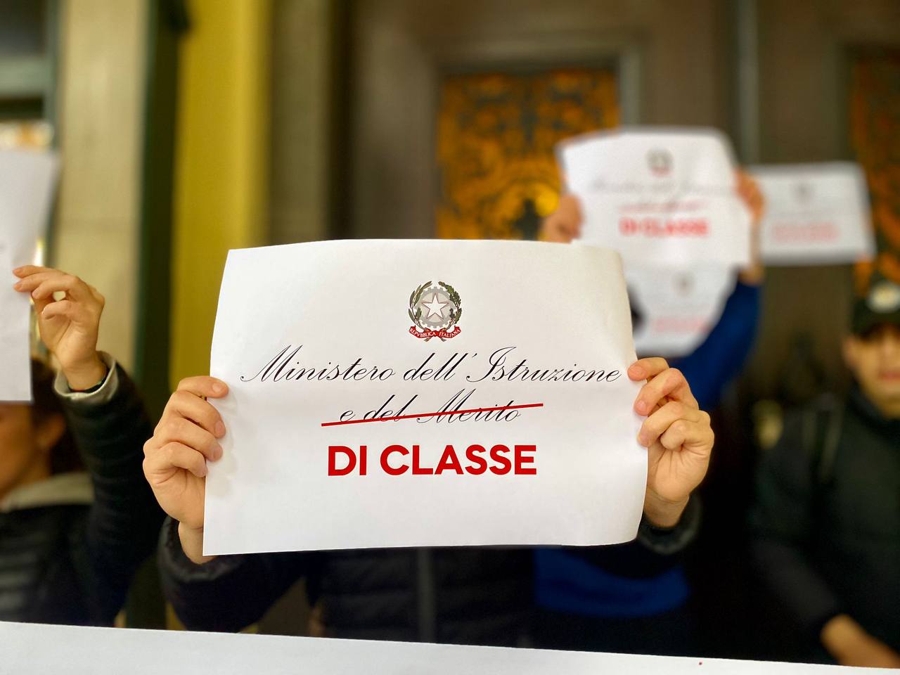 Scuola de Merito, credits Federazione Gioventù Comunista