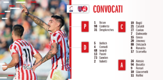L’elenco dei 23 giocatori biancorossi convocati per Virtus Verona-LR Vicenza L’ELENCO DEI 23 GIOCATORI BIANCOROSSI CONVOCATI PER VIRTUS VERONA-LR VICENZA