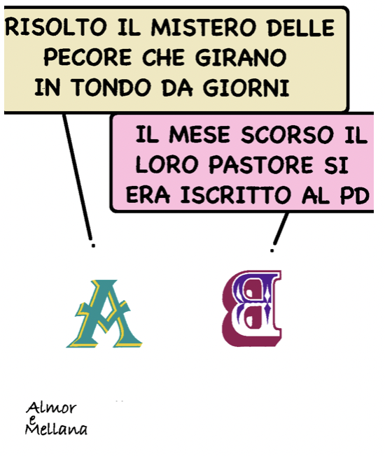 Le pecore in tondo e il Pd