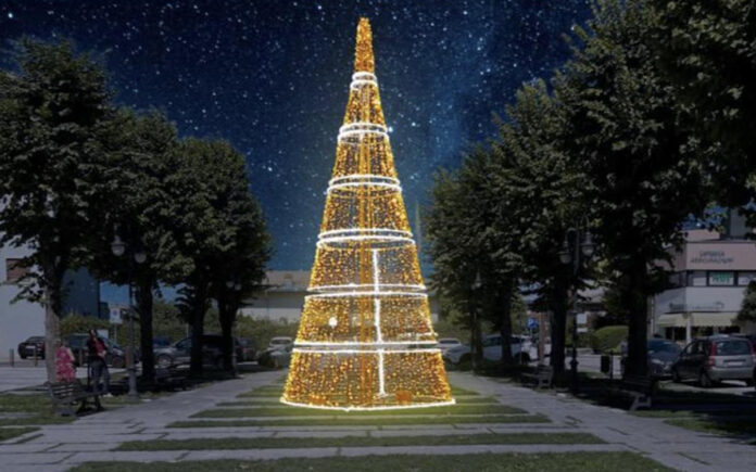 brendola luminarie natalizie albero