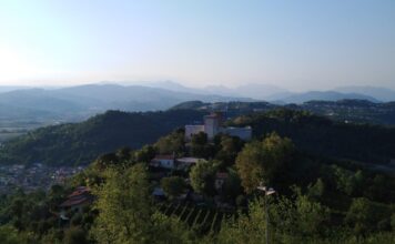 Sagra di Santa Eurosia a Sant’Urbano, due giorni tra tradizione, ciclismo e cucina Sagra di Santa Eurosia a Montecchio Maggiore, panorama dei castelli