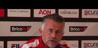 Mister Francesco Baldini prima di Lr Vicenza – Feralpisalò: “In C vince chi ha più temperamento” Mister Francesco Baldini (Lr Vicenza)