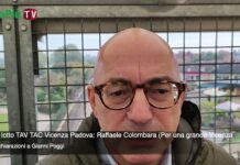 3° lotto TAV a Settecà. Minoranze e misto con Colombara e Tosetto in video: dimissioni Rucco e consiglio comunale straordinario Tav Tac, Raffaele Colombara sul cavalcaferrovia pedonale di strada Pasubio a Settecà