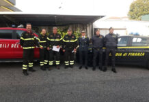 Vicenza, carburante sequestrato dalla Guardia di finanza donato ai Vigli del fuoco vicenza guardia di finanza vigili del fuoco donazione carburante sequestrato