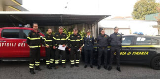 Vicenza, carburante sequestrato dalla Guardia di finanza donato ai Vigli del fuoco vicenza guardia di finanza vigili del fuoco donazione carburante sequestrato