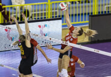 Volley A2 F: Ipag Sorelle Ramonda Montecchio lotta fino in fondo, ma cede 3-0 con la capolista Roma Ipag Sorelle Ramonda Montecchio, Marconato a muro a Roma