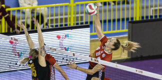 Volley A2 F: Ipag Sorelle Ramonda Montecchio lotta fino in fondo, ma cede 3-0 con la capolista Roma Ipag Sorelle Ramonda Montecchio, Marconato a muro a Roma