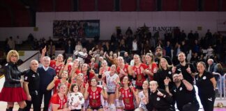 Ipag Sorelle Ramonda Montecchio fa suo anche il derby di ritorno con Anthea Vicenza Volley Ipag Sorelle Ramonda Montecchio dopo la vittoria con Anthea Vicenza Volley