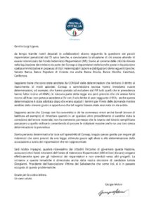 Lettera di Giorgia Meloni prima delle politiche del 2022