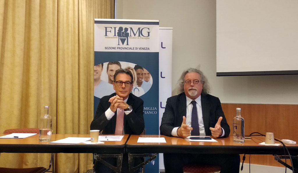 Maurizio Scassola, segretario generale FIMMG Veneto, e Silvestro Scotti, segretario generale FIMMG Nazionale