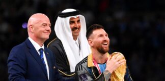 Il Qatar vince il mondiale comprando gli europei e Messi…oltre il Qatargate Messi con il Bisht in Qatar