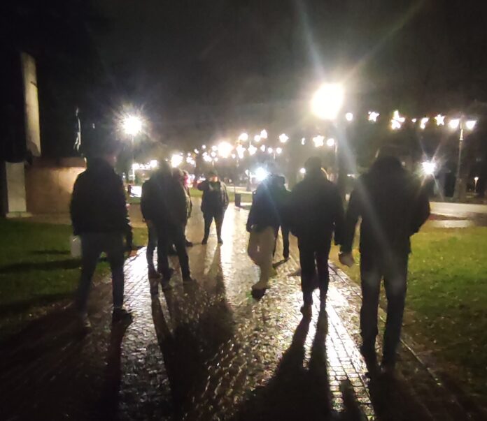 Movimento Italia Sociale Vicenza, passeggiate-ronde notturne a Vicenza