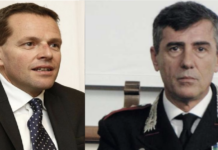 Caso Rossi (MPS): ex comandante CC Siena Aglieco indagato a Genova per false dichiarazioni al pm. Ex presidente Zanettin: “Lavori Commissione interrotti” Pasquale Aglieco, a dx, e David Rossi