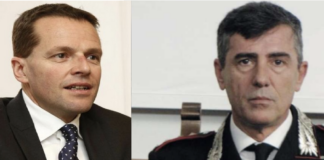 Caso Rossi (MPS): ex comandante CC Siena Aglieco indagato a Genova per false dichiarazioni al pm. Ex presidente Zanettin: “Lavori Commissione interrotti” Pasquale Aglieco, a dx, e David Rossi