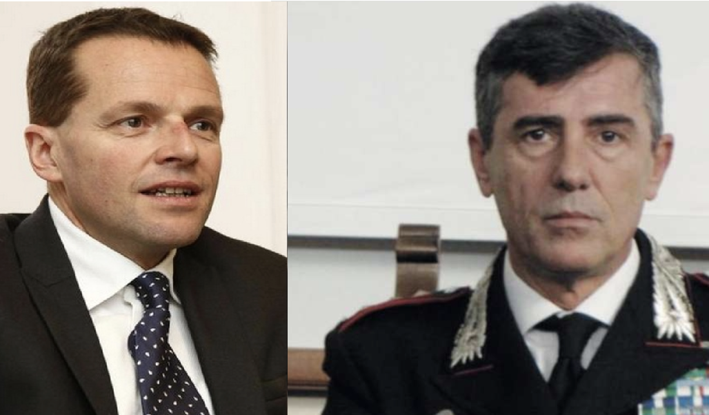 Pasquale Aglieco, a dx, e David Rossi