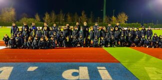 Scuola Calcio: i piccoli giallocelesti sfilano in campo allo stadio Dal Molin Scuola calcio Fc Arzignano Valchiampo