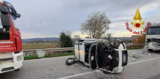 Montebello Vicentino, incidente stradale: ferite bimba e nonna bimba e nonna ferite incidente stradale monebello vicentino