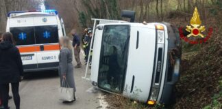 Nogarole Vicentino, furgone fuoristrada: ferito un anziano furgone fuoristrada