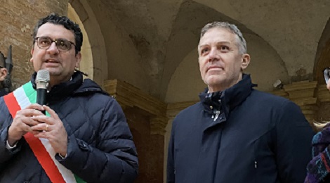Il sindaco Francesco Rucco con Nicola Piccolo