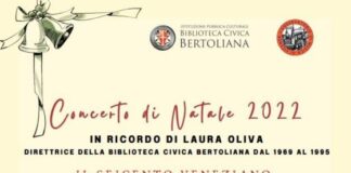Bertoliana di Vicenza, concerto di Natale in ricordo di Laura Oliva Bertoliana