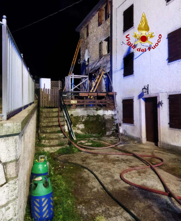 lusiana incendio abitazione