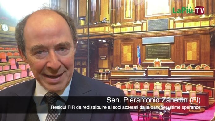 Residui del FIR e il sen. Pierantonio Zanettin (FI)