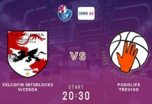 Stagione 2022-23, 12° andata. VelcoFin Interlocks Vicenza – Podolife Treviso