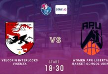 Basket stagione 2022-23, 11^ ritorno: VelcoFin Interlocks Vicenza – Delser Udine