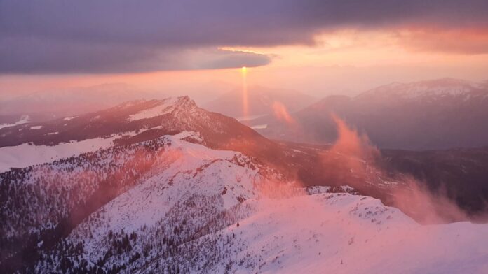 neve in montagna veneto Capitale naturale