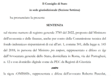 FIR: il Consiglio di Stato chiude il binario FIR, sentenza Consiglio di Stato su doppio binario