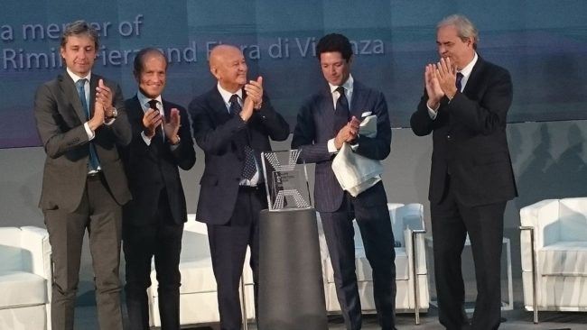 IEG, festa alla sua nascita con Gnassi, Facco, Cagnoni, Marzotto e Variati