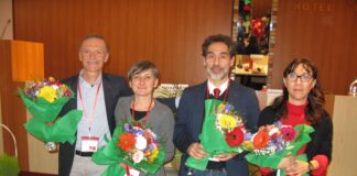 CGIL Vicenza: al 19° Congresso confermati segretario generale Giampaolo Zanni e segreteria con Frabetti, Miglioranza e Puggioni Il segretario Giampaolo Zanni con la segreteria Cgil Vicenza
